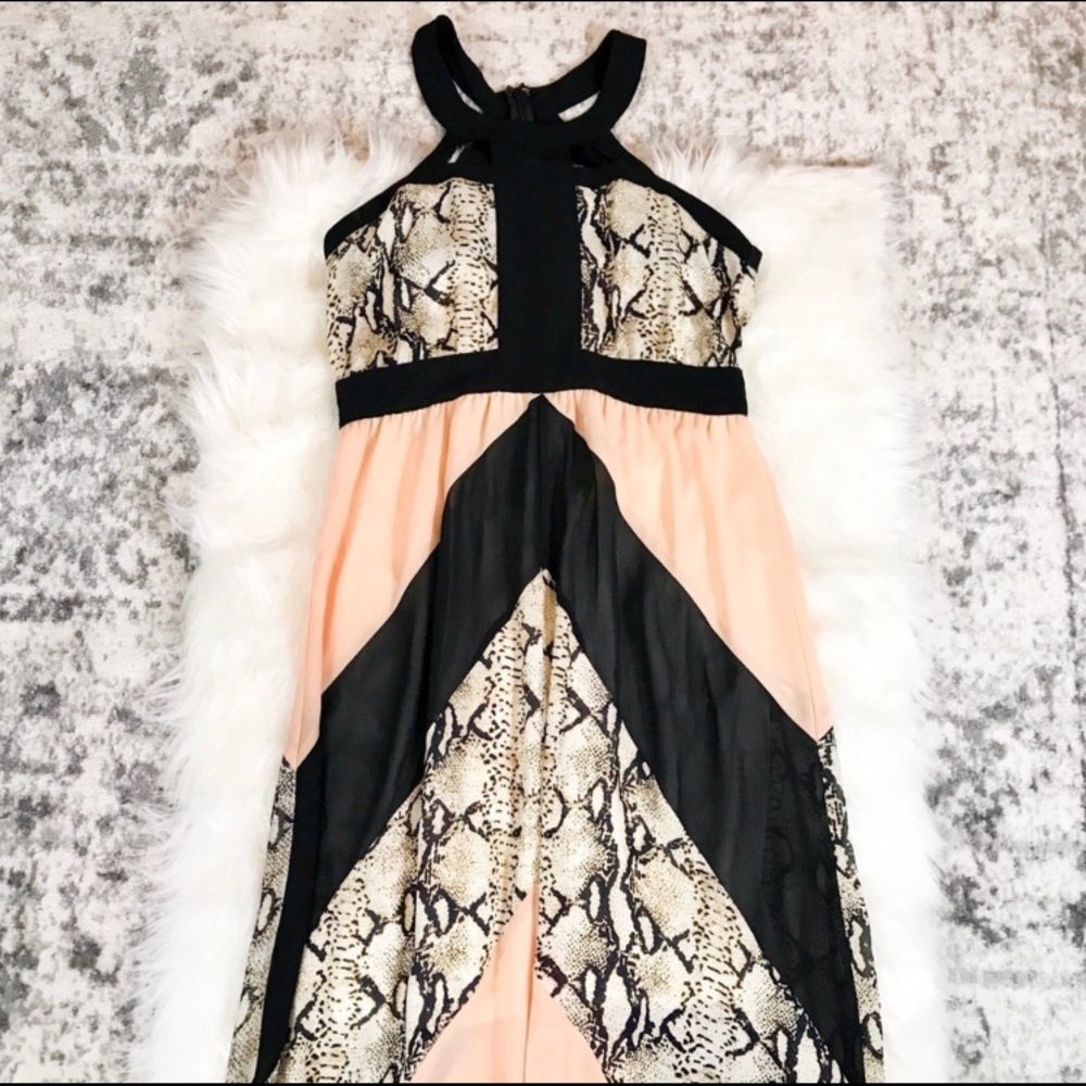Flying tomato snake maxi dress. Size L